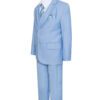 Baby Blue 8 Piece notch lapel suit set & complimentary garment bag Baby Blue 8 Piece notch lapel suit set & complimentary garment bag
