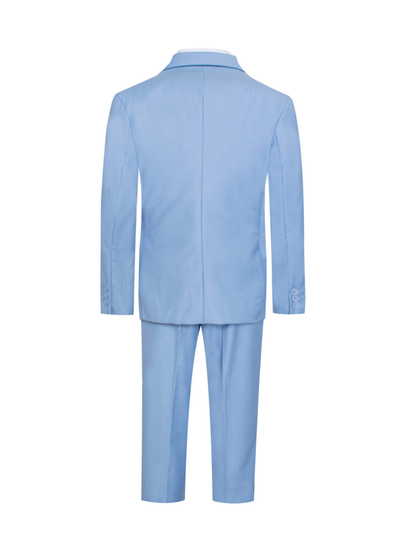 Sky Blue Baby Blue 8 Piece notch lapel suit set includes Jacket
