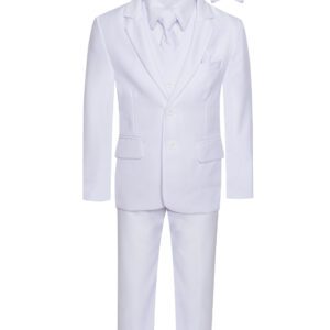Premium White 8 Piece Suit Set Includes complimentary garment bag