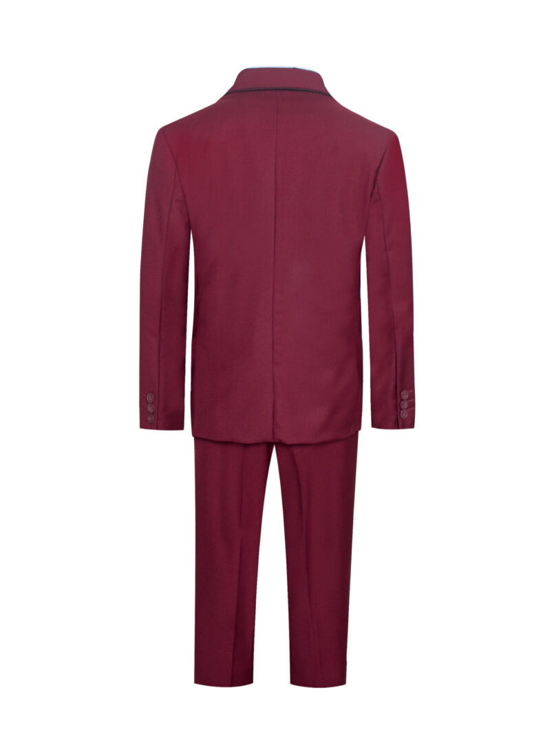 Premium Burgundy Maroon 8 Piece Suit Set with Two front pockets