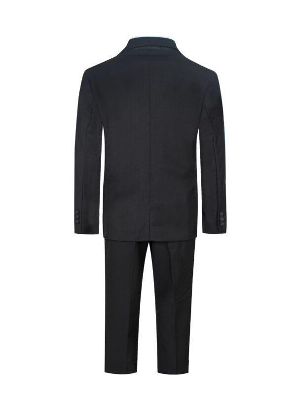 Black 8 piece notch lapel suit set Includes Jacket