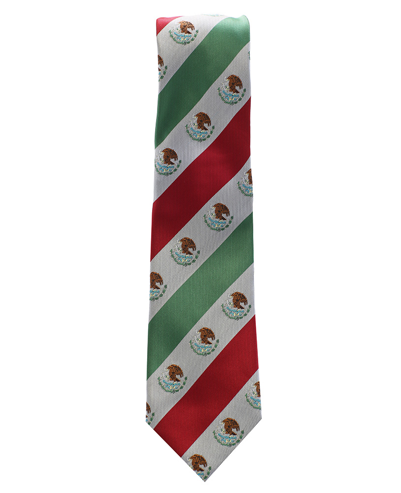 Beautiful Mexican Flag Necktie Mexico Patriotic TIE