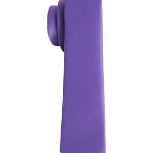 Men's Premium Super Skinny Dark Lavender Necktie