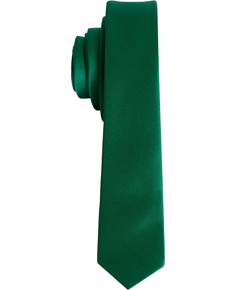 Premium Super Skinny Emerald Green Necktie For Suits