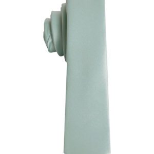 Premium Super Skinny Laurel Green-Dusty Sage Necktie