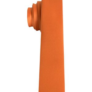 Premium Super Skinny Orange Necktie For Suits
