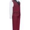 Boys Premium Burgundy 7 Piece Formal Vest Sets Boys Premium Burgundy 7 Piece Formal Vest Sets