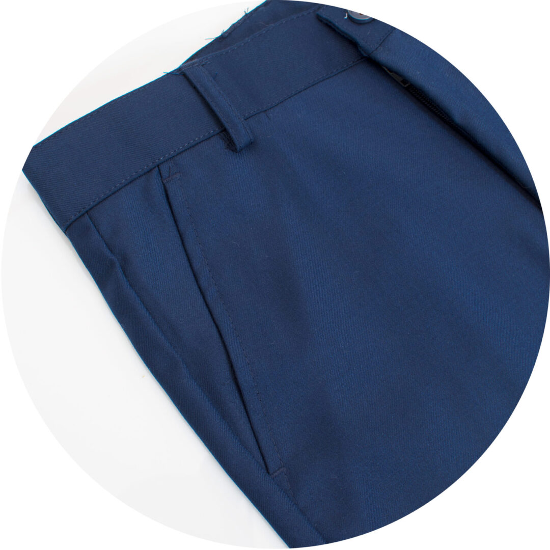 Navy Blue with Black 7 Piece Formal Vest Set