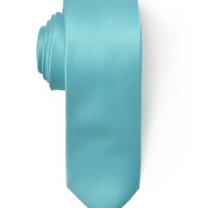 Slim Aqua-Tiffany Blue Necktie for Suits & Tuxedos
