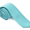 Premium Slim Aqua Tiffany Blue Necktie for Suits Premium Slim Aqua Tiffany Blue Necktie for Suits