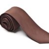 Premium Slim Brown Necktie for Suits & Tuxedos