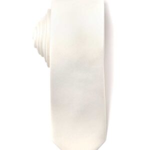 Premium Slim Cream Off White Necktie for Suits