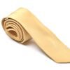 Premium Slim Gold Necktie for Suits & Tuxedos