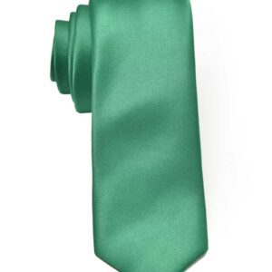 Men's Premium Slim Emerald Green Necktie for Suits
