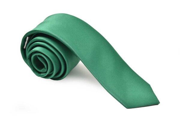 Premium Slim Emerald Green Necktie for Suits