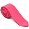 Men's Premium Slim Fuchsia-Hot Pink Necktie for Suits