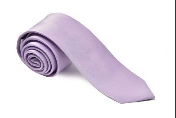 Premium Slim Lavender-Lilac Necktie for Suits & Tuxedos