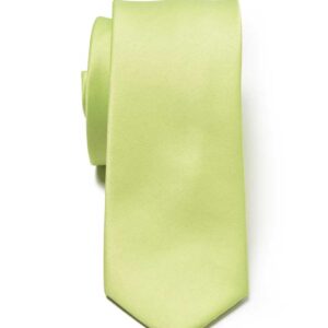Premium Slim Mint-Lime Necktie for Suits & Tuxedos
