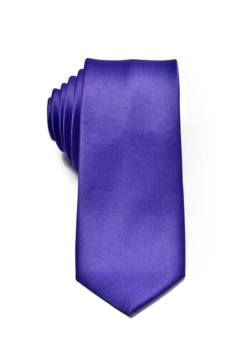 Premium Slim Purple? Necktie for Suits & Tuxedos