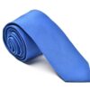 Premium Slim Royal Blue Necktie for Suits & Tuxedos