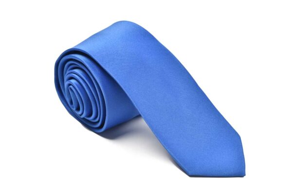 Premium Slim Royal Blue Necktie for Suits & Tuxedos