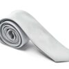 Slim Light Gray-Silver Necktie for Suits & Tuxedos Slim Light Gray-Silver Necktie for Suits & Tuxedos