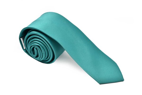 Premium Slim Teal Necktie for Suits & Tuxedos