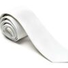 Premium Slim White Necktie for Suits & Tuxedos Premium Slim White Necktie for Suits & Tuxedos