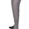 Slim Fit Gray Formal Flat Front Dress Pants