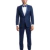 Slim Fit Cobalt Blue Peak Lapel One Button Tuxedo Set Slim Fit Cobalt Blue Peak Lapel One Button Tuxedo Set