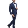 Premium Slim Fit Cobalt Blue Peak Lapel One Button Tuxedo Premium Slim Fit Cobalt Blue Peak Lapel One Button Tuxedo